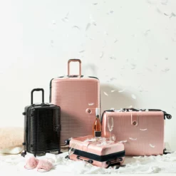 IT Luggage Helixian - 3pc Set (Metallic Rose Gold) 23 IT Luggage Helixian - 3pc Set (Metallic Rose Gold) -Suitcase Shop 10 952eb2fd 9cf2 4f34 a96f 4183619149f7