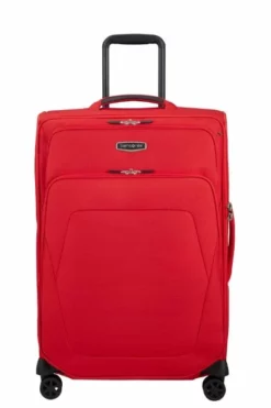 Samsonite Spark SNG Eco 67cm Medium Expandable 4-Wheel Suitcase -Suitcase Shop 115761 7413 SPARK SNG ECO SPINNER 6724 EXP FRONT