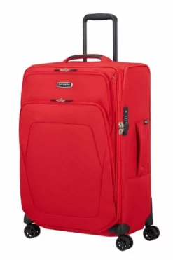Samsonite Spark SNG Eco 67cm Medium Expandable 4-Wheel Suitcase -Suitcase Shop 115761 7413 SPARK SNG ECO SPINNER 6724 EXP FRONT34