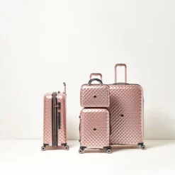 IT Luggage Glitzy - Cabin (Metallic Rose Gold) -Suitcase Shop 12 e0fdf5f4 40b0 4c7c af9d 57e64a2d75eb