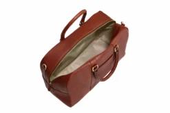 Felda Firenze Italian Leather Holdall -Suitcase Shop 18810Cognac 6 scaled