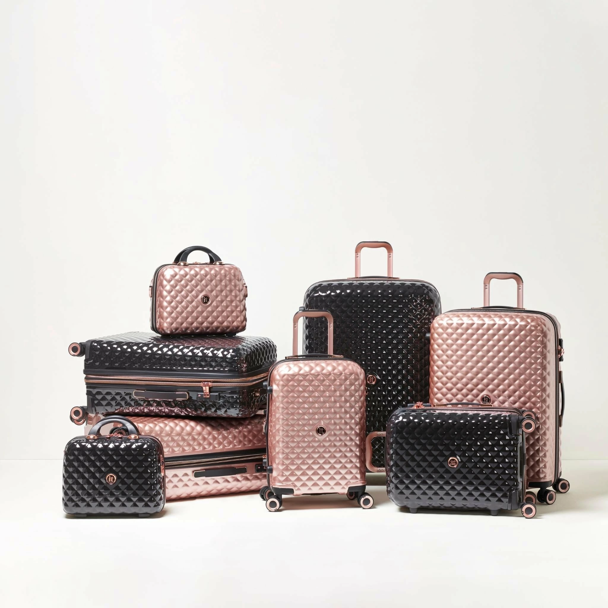 IT Luggage Glitzy - 5pc Set (Metallic Rose Gold) 17 IT Luggage Glitzy - 5pc Set (Metallic Rose Gold) - Image 17