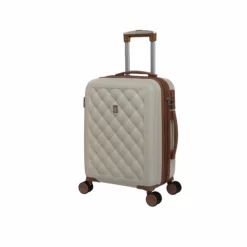 IT Luggage Cushion Lux - 3pc Set (Cream) -Suitcase Shop 32622 HK16 1646A08CreamSSFrontpanel18.5in