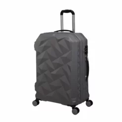 Ice Cap Plus - 3pc Set (Frost Grey) -Suitcase Shop 32630 HK16 2528A08FrostedgreySSFrontpanel25in