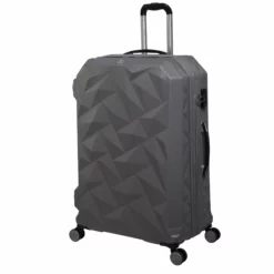 Ice Cap Plus - 3pc Set (Frost Grey) -Suitcase Shop 32630 HK16 2528A08FrostedgreySSFrontpanel29in
