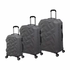Ice Cap Plus - Cabin (Frost Grey) -Suitcase Shop 32630 HK16 2528A08FrostedgreySSFrontpanel 5f097210 39da 4ff7 a0b2 973aba42d9d9