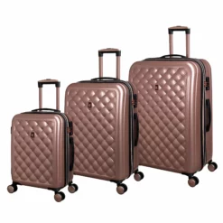 IT Luggage Cushion Lux - Cabin (Metallic Rose Gold) 5 IT Luggage Cushion Lux - Cabin (Metallic Rose Gold) -Suitcase Shop 32631 HK16 1646A08MetallicrosegoldSSFrontpanelcopy bbf25dd5 4ffc 4f2e a42e 39b8f71e7234