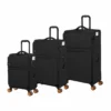 IT Luggage Lykke - 3pc Set (Black)
