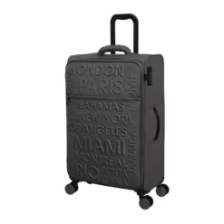 IT Luggage Citywide - 3pc Set (Charcoal) 14 IT Luggage Citywide - 3pc Set (Charcoal) -Suitcase Shop 32757 UK12 2648 08Charcoal Darkgullgrey SSFrontpanel25in