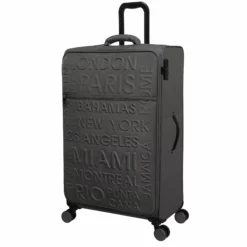 IT Luggage Citywide - 3pc Set (Charcoal) 13 IT Luggage Citywide - 3pc Set (Charcoal) -Suitcase Shop 32757 UK12 2648 08Charcoal Darkgullgrey SSFrontpanel29in