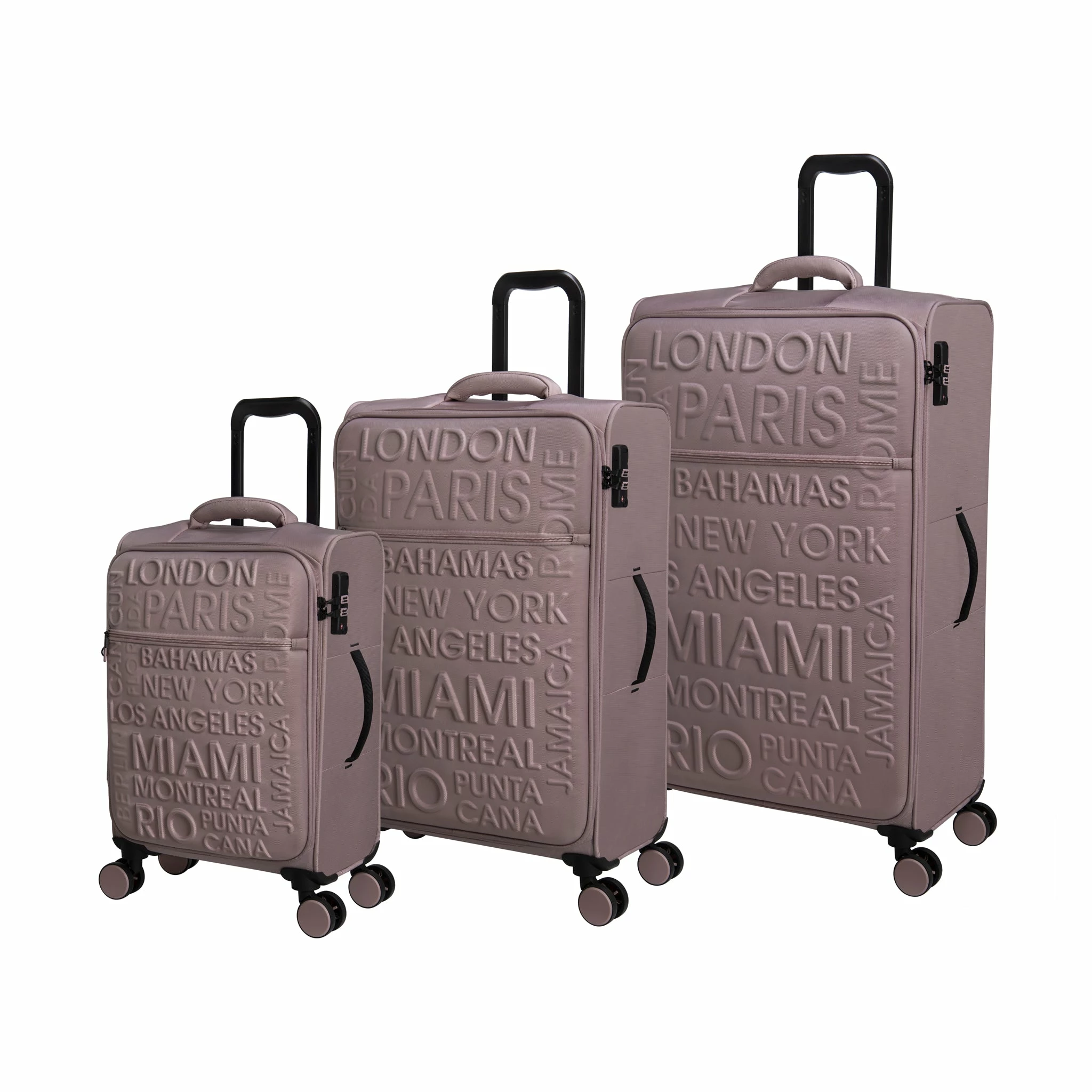 IT Luggage Citywide - 3pc Set (Pale Mauve) 1 IT Luggage Citywide - 3pc Set (Pale Mauve)