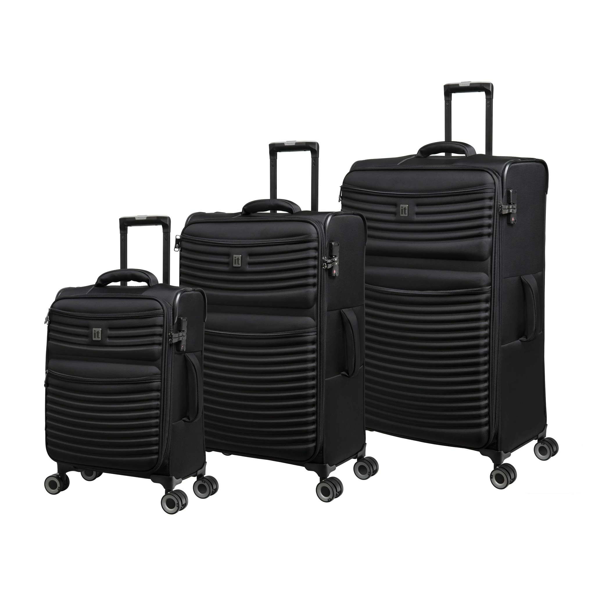 IT Luggage Precursor - 3pc Set (Black) 1 IT Luggage Precursor - 3pc Set (Black)
