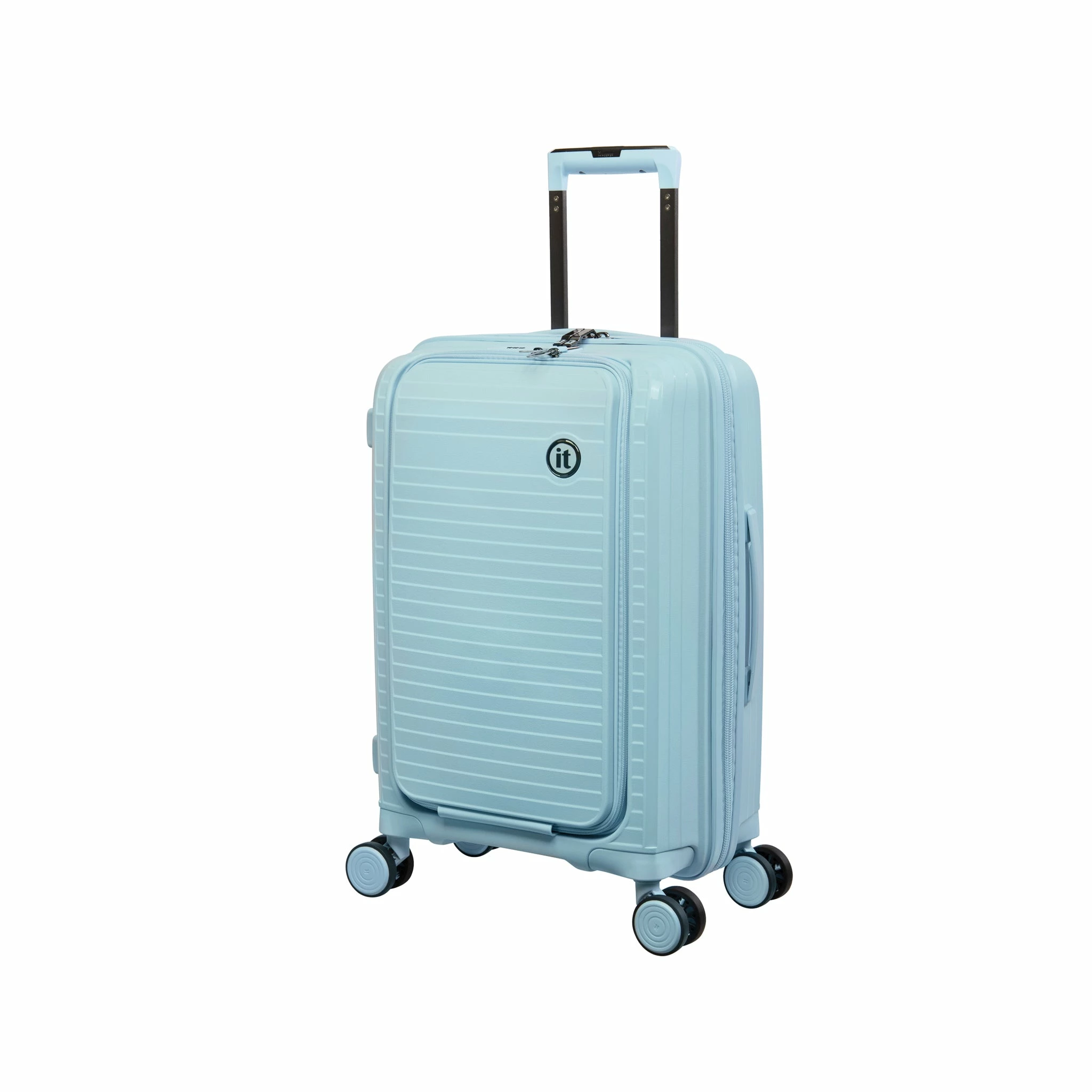 IT Luggage Spontaneous II - Cabin With Pocket (Blue Glow) 1 IT Luggage Spontaneous II - Cabin With Pocket (Blue Glow)