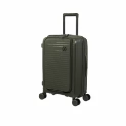 IT Luggage Spontaneous II - 3pc Set (Olive Night) -Suitcase Shop 32770 UK15 2881 08OlivenightSSFrontpanel18.5in