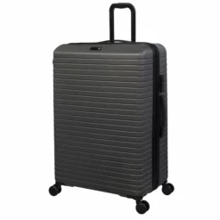 Attuned - 3pc Set (Charcoal) -Suitcase Shop 32772 UK16 2620 08CharcoalgreySSFrontpanel29in