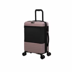 Attuned - 3pc Set (Pale Mauve) -Suitcase Shop 32772 UK16 2620 08PalemauveSSFrontpanel18.5in