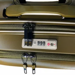Rapidity - Cabin (Dark Olive) -Suitcase Shop 32798 UK16 2911 08dark olive TSA open close