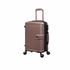 IT Luggage Helixian - 3pc Set (Metallic Rose Gold) 16 IT Luggage Helixian - 3pc Set (Metallic Rose Gold) -Suitcase Shop 32898 UK16 2842 08MetallicrosegoldS397SSFrontpanel18.5in