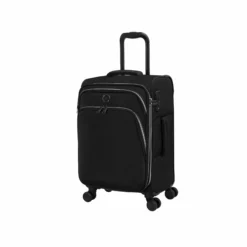 IT Luggage Trinary - 4pc Set (Black) 20 IT Luggage Trinary - 4pc Set (Black) -Suitcase Shop 32909 UK12 2875 08BlackSSFrontpanel19.4in