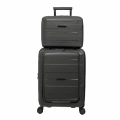 IT Luggage Momentous - 4-Piece Set (Starlight Grey) -Suitcase Shop 32912 UK15 0886 08 15 2886 15StarlightgreySSFrontpanel
