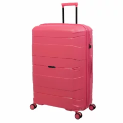 IT Luggage Momentous - 4-Piece Set (Calypso Coral) -Suitcase Shop 32912 UK15 2886 08CalypsocoralSSFrontpanel28.1inlarge