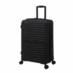 IT Luggage Eco-Protect - 4pc Set (Black) -Suitcase Shop 32913 UK16 2910E08BlackSSFrontpanel25in
