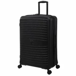 IT Luggage Eco-Protect - 4pc Set (Black) -Suitcase Shop 32913 UK16 2910E08BlackSSFrontpanel29in