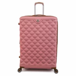 IT Luggage Indulging - 4pc Set (Flamingo Pink) -Suitcase Shop 32964 UK16 3039 08FlamingoPinkSSFrontpaneldirectly29in