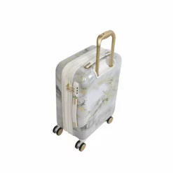 IT Luggage Sheen - Cabin (Gold Greyscale Marble) 14 IT Luggage Sheen - Cabin (Gold Greyscale Marble) -Suitcase Shop 32980 UK16 2269B08GoldgreyscalemarbleSSBacktop18.9in