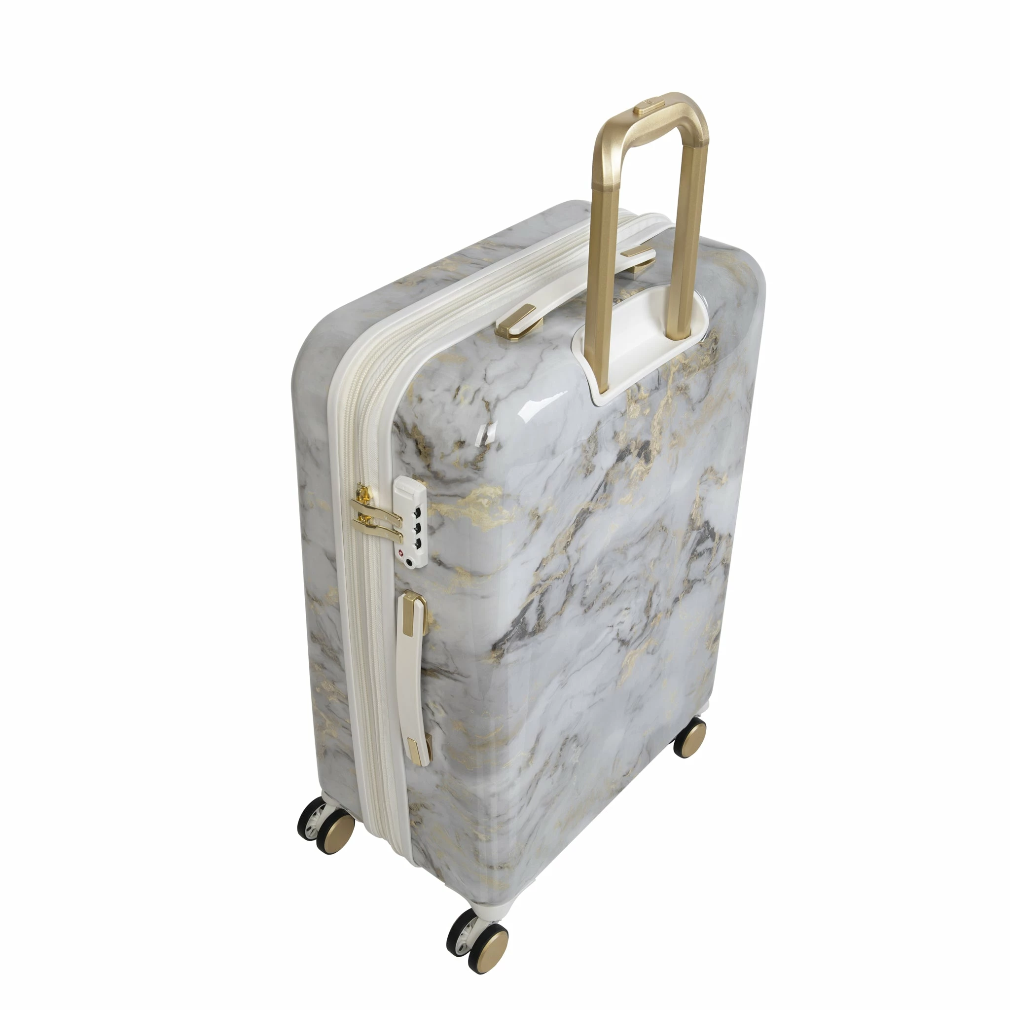 IT Luggage Sheen - 4pc Set (Gold Greyscale Marble) 9 IT Luggage Sheen - 4pc Set (Gold Greyscale Marble) - Image 9
