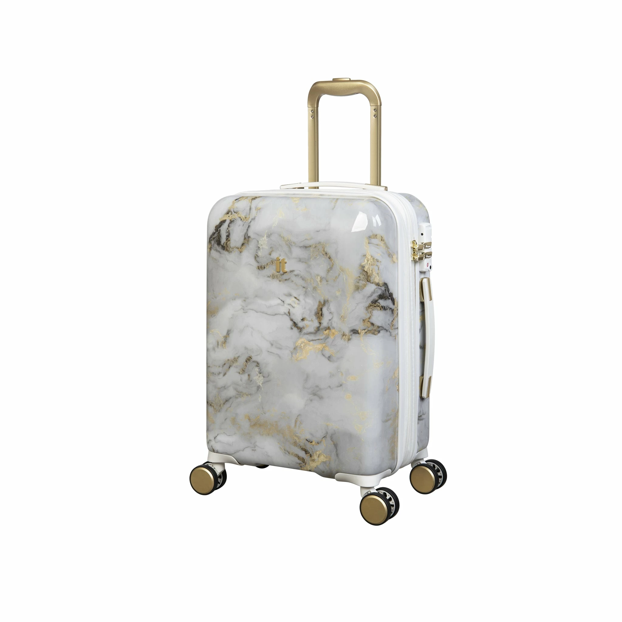 IT Luggage Sheen - Cabin (Gold Greyscale Marble) 2 IT Luggage Sheen - Cabin (Gold Greyscale Marble) - Image 2