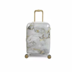IT Luggage Sheen - 4pc Set (Gold Greyscale Marble) 18 IT Luggage Sheen - 4pc Set (Gold Greyscale Marble) -Suitcase Shop 32980 UK16 2269B08GoldgreyscalemarbleSSFrontpaneldirect18.9in