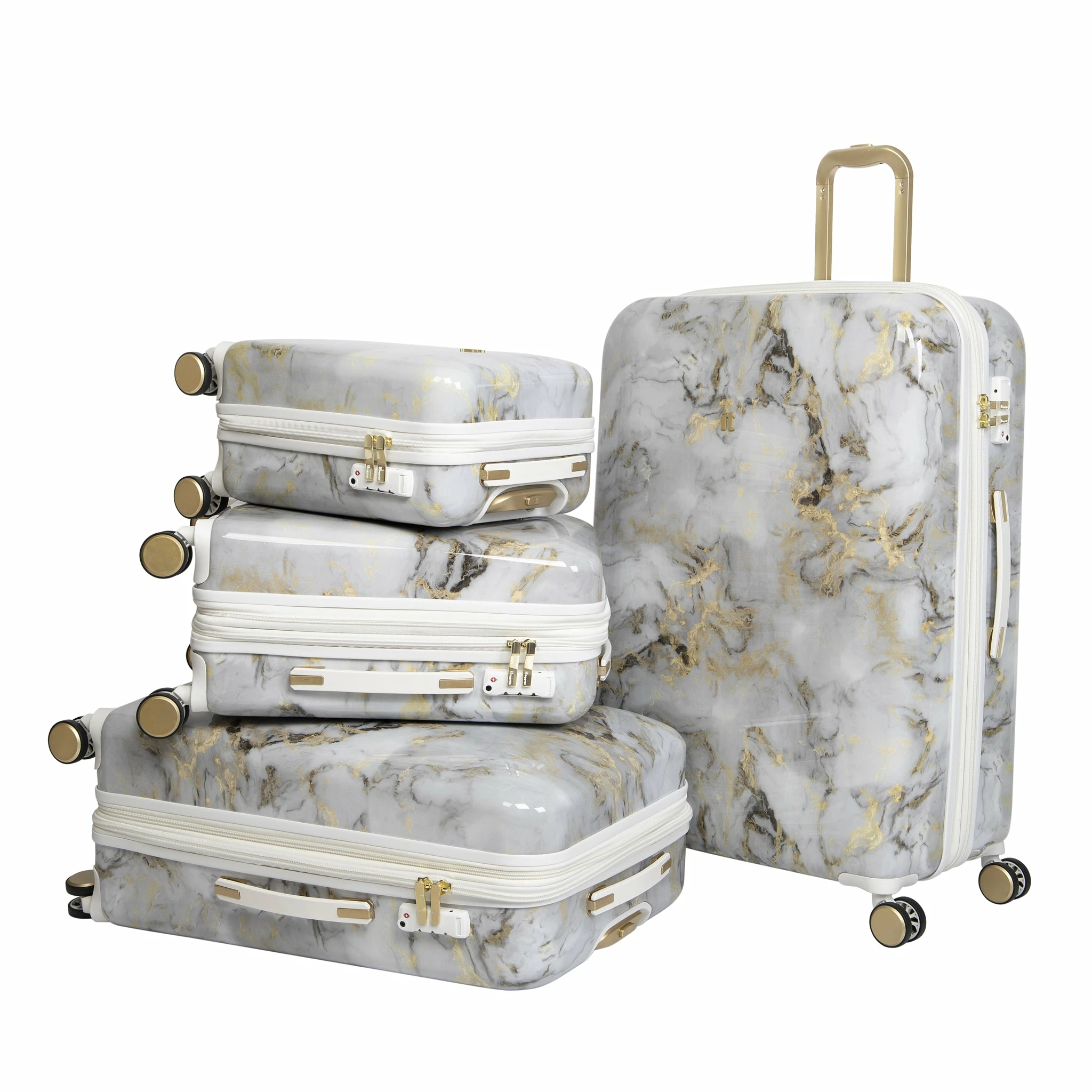 IT Luggage Sheen - Underseat (Gold Greyscale Marble) 10 IT Luggage Sheen - Underseat (Gold Greyscale Marble) - Image 10