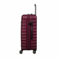 IT Luggage Fusional - 4pc Set (Dark Red) -Suitcase Shop 32987A UK16 2920 08DarkredsS055SSSidewithsingleexpclosed