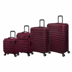 IT Luggage Fusional - Underseat (Dark Red) -Suitcase Shop 32987A UK16 2920 08 32987B UK12 2920 08DarkredsS055SSSet1 4efd567a 5779 4859 9e43 556130f7be7b