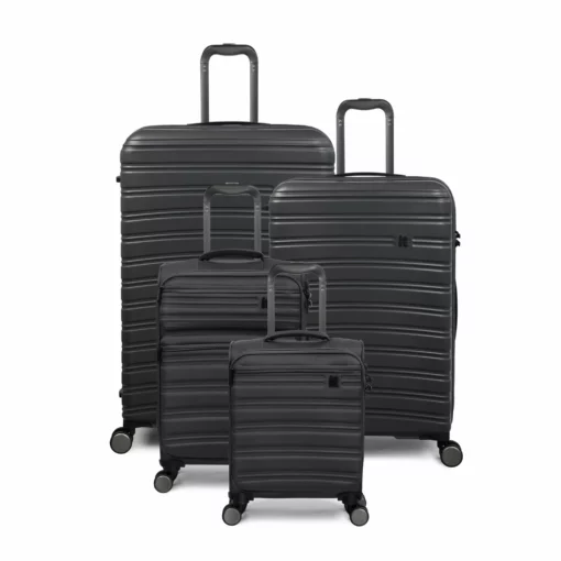 IT Luggage Fusional - 4pc Set (Warm Charcoal) -Suitcase Shop 32987A UK16 2920 08 32987B UK12 2920 08Warmcharcoal Magnet S561SSset4