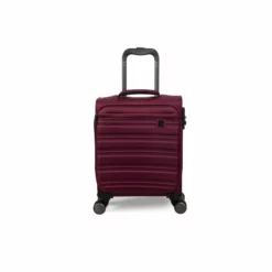 IT Luggage Fusional - 4pc Set (Dark Red) -Suitcase Shop 32987B UK12 2920 08DarkredsS055SSFrontpaneldirectly14.9in