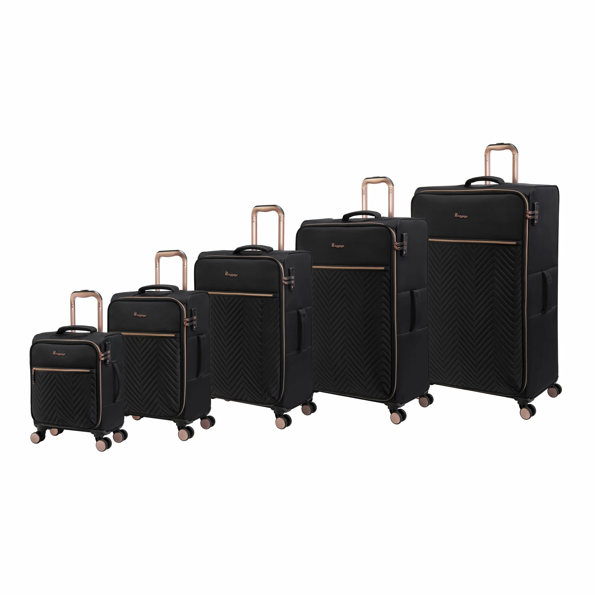 IT Luggage Bewitching - 5pc Set (Black) 2 IT Luggage Bewitching - 5pc Set (Black) - Image 2
