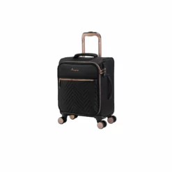 IT Luggage Bewitching - Underseat (Black) -Suitcase Shop 33095 UK12 2686 08BlackSSFrontpanel15in