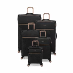 IT Luggage Bewitching - Large (Black) -Suitcase Shop 33095 UK12 2686 08BlackSSFrontpaneldircetlyset2 0471379a ac45 4a04 957a 9d1edfb4b3c1