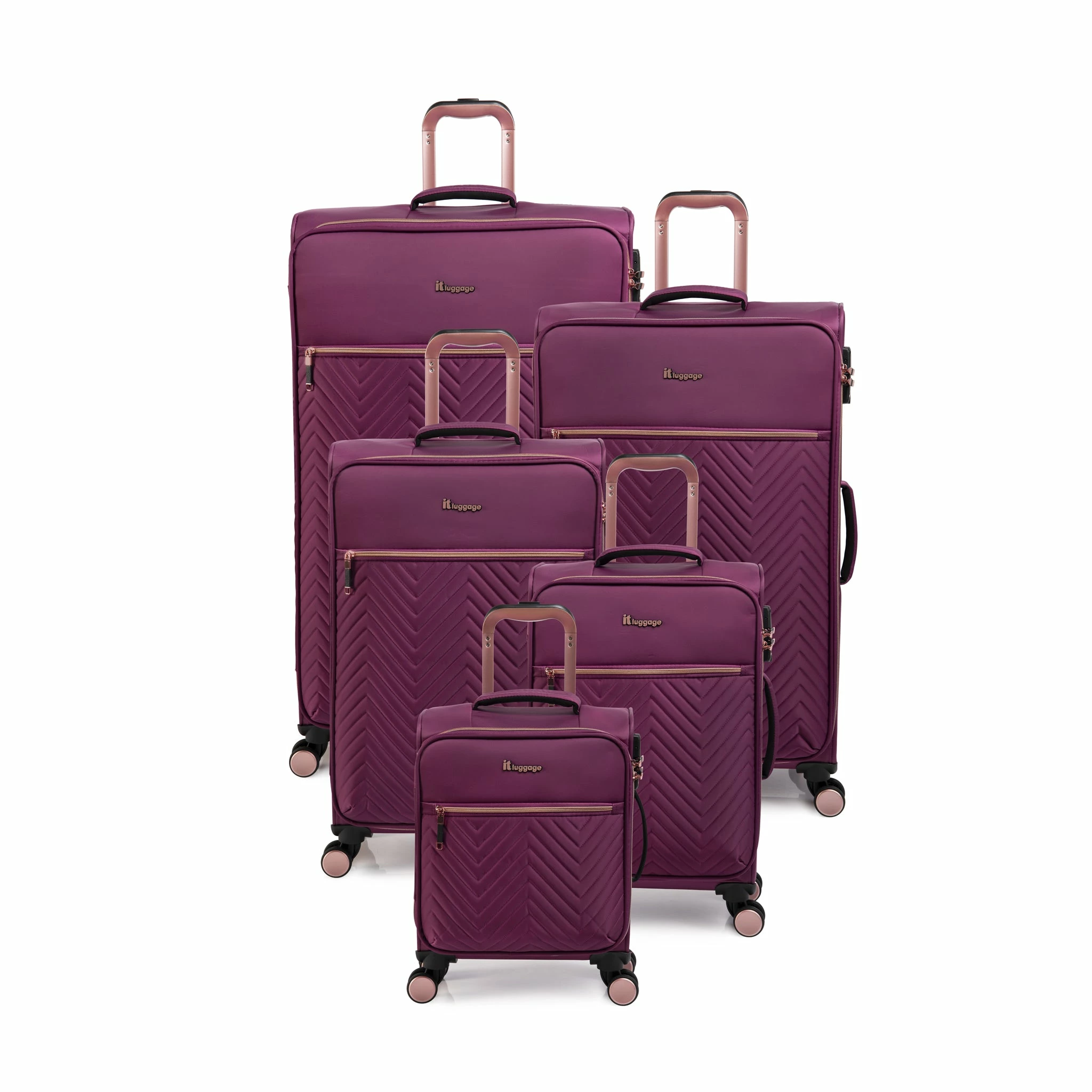 IT Luggage Bewitching - 5pc Set (Purple Potion) 1 IT Luggage Bewitching - 5pc Set (Purple Potion)