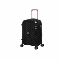 IT Luggage Glitzy - 5pc Set (Black) -Suitcase Shop 33109 UK16 2888A08BlackSSFrontpanel18.5in