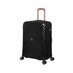 IT Luggage Glitzy - 5pc Set (Black) -Suitcase Shop 33109 UK16 2888A08BlackSSFrontpanel23in