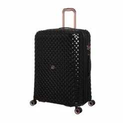 IT Luggage Glitzy - 5pc Set (Black) -Suitcase Shop 33109 UK16 2888A08BlackSSFrontpanel27in