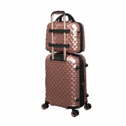 IT Luggage Glitzy - 5pc Set (Metallic Rose Gold) 28 IT Luggage Glitzy - 5pc Set (Metallic Rose Gold) -Suitcase Shop 33109 UK16 2888A08 16 2888A15MetallicrosegoldSSBackpanel 9d444647 82eb 4a3c 91de 5053614f1985