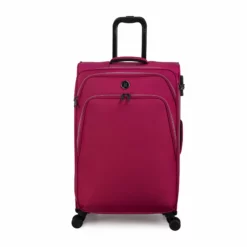 IT Luggage Trinary - 4pc Set (Viva Magenta) -Suitcase Shop 33167 UK12 2875 08Magentablush Vivamagenta SSFrontpaneldirectly25in