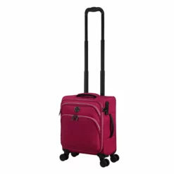 IT Luggage Trinary - Underseat (Viva Magenta) 18 IT Luggage Trinary - Underseat (Viva Magenta) -Suitcase Shop 33167 UK12 2875 08Magentablush Vivamagenta SSFrontpanelwtihtrolleyextendedfully a60dc70b 2781 4ad4 8e62 92e0e1b21a70