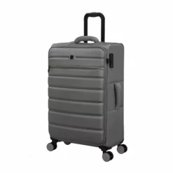 IT Luggage Census - 3pc Set (Grey Skin) 12 IT Luggage Census - 3pc Set (Grey Skin) -Suitcase Shop 33170 UK12 3051 08GreyskinSSFrontpanel25in