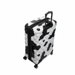IT Luggage Indulging - Medium Plus (Moo Cow Print) -Suitcase Shop 33198 UK16 3039A08Moocowblack whiterepeatprintSSBacktop 6b84cba0 193d 42d3 bc95 7441b634df91
