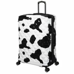 IT Luggage Indulging - Large (Moo Cow Print) 18 IT Luggage Indulging - Large (Moo Cow Print) -Suitcase Shop 33198 UK16 3039A08Moocowblack whiterepeatprintSSFrontpanel29in 247ad7e4 258b 42b5 a132 c3909a668cff